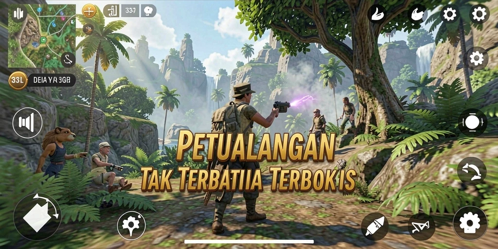 Tangkapan layar 33L menampilkan gameplay dunia terbuka yang mengesankan.