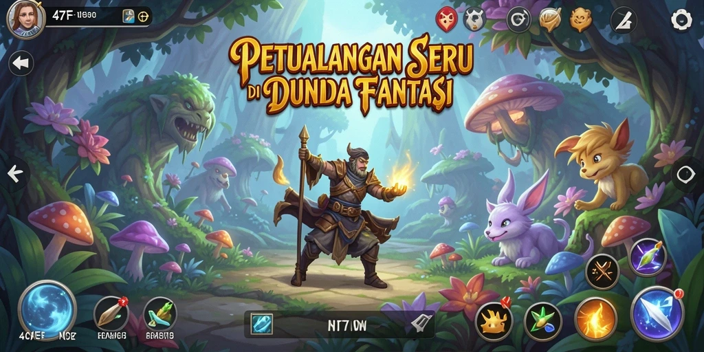 Tampilan gameplay seru di 47F dengan berbagai tantangan yang mengasyikkan.