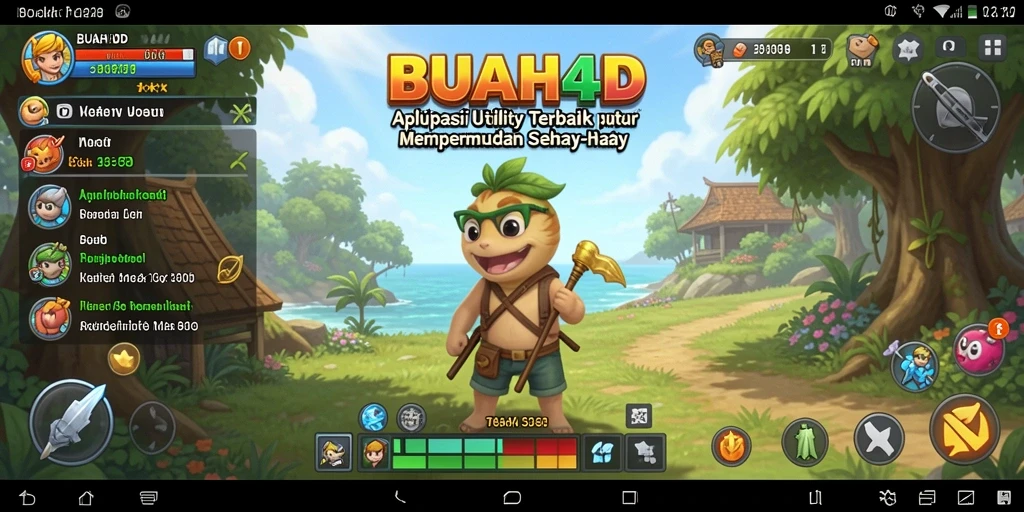 Tampilan antarmuka BUAH4D yang ramah pengguna dan intuitif.