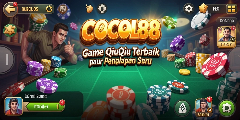 Tampilan gameplay seru dalam COCOL88 QiuQiu.