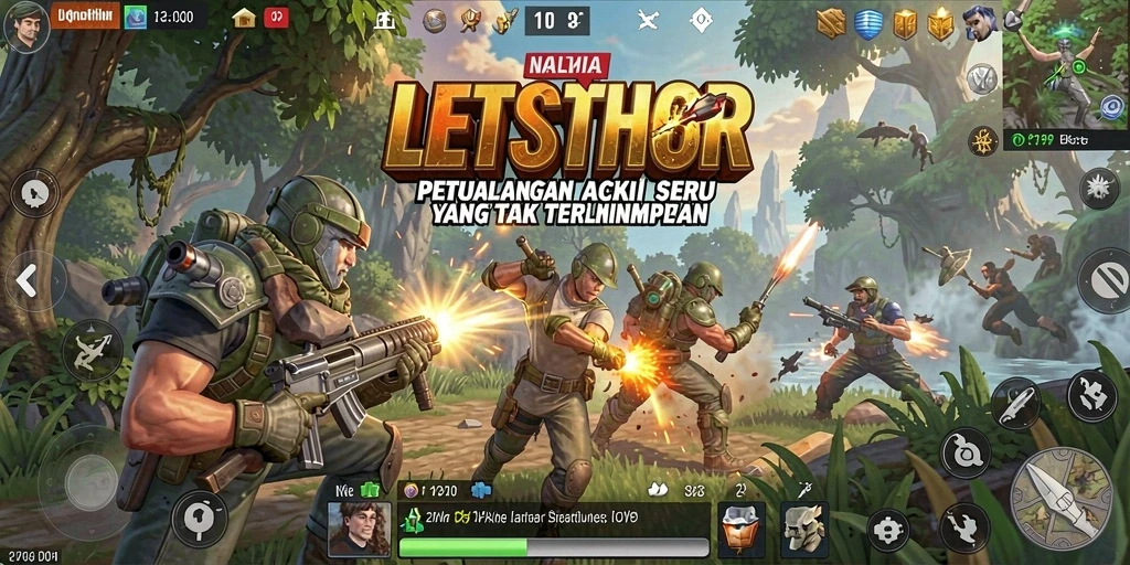 Tampilkan aksi mendebarkan dalam gameplay LETSTHOR yang menantang.