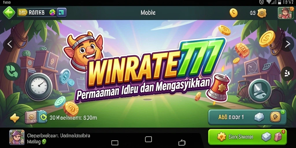 Tangkapan layar gameplay <strong>WINRATE777</strong> yang menampilkan aksi Idle menarik.